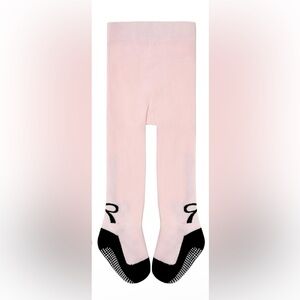 Baby Girl Pink and Black Tights NWOT